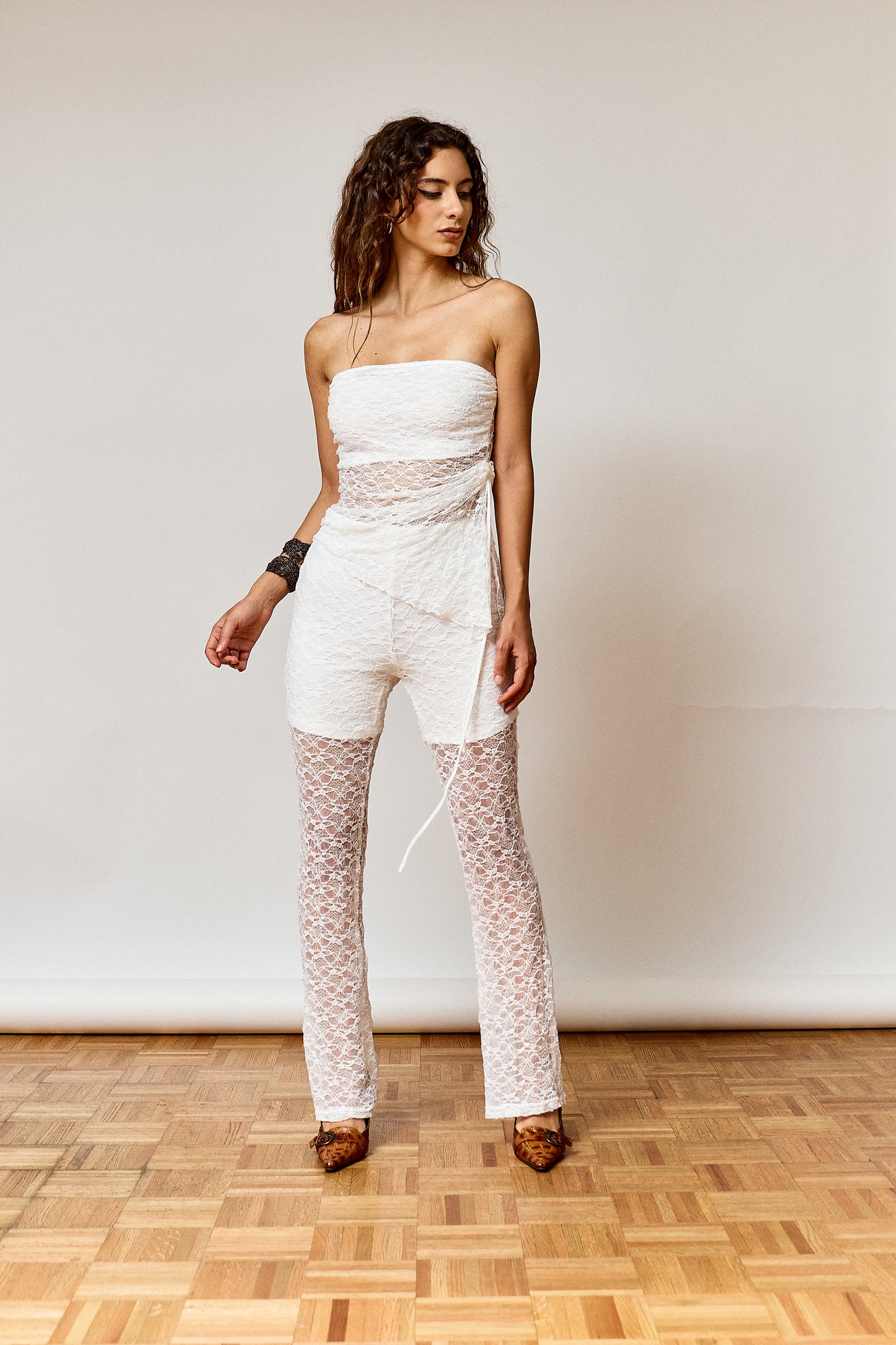 Pant Dentelle Blance