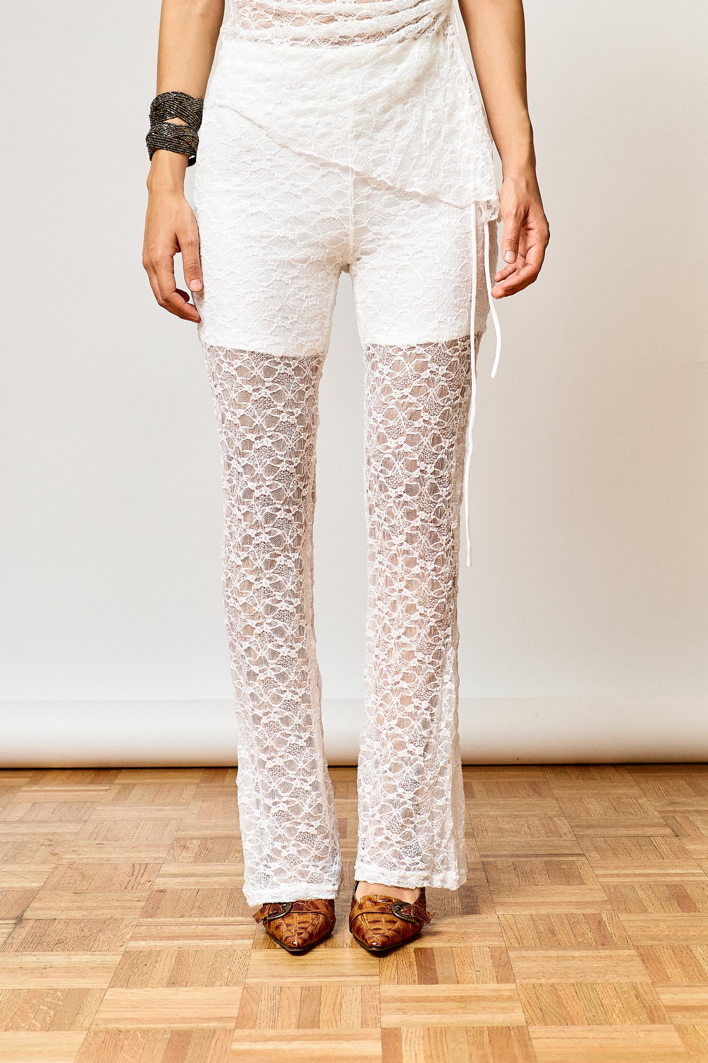 Pant Dentelle Blance