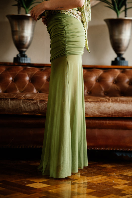 Falda Jupe Pistache.